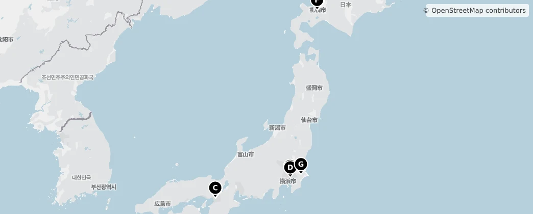 Map of Japan