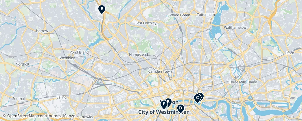 Map of London