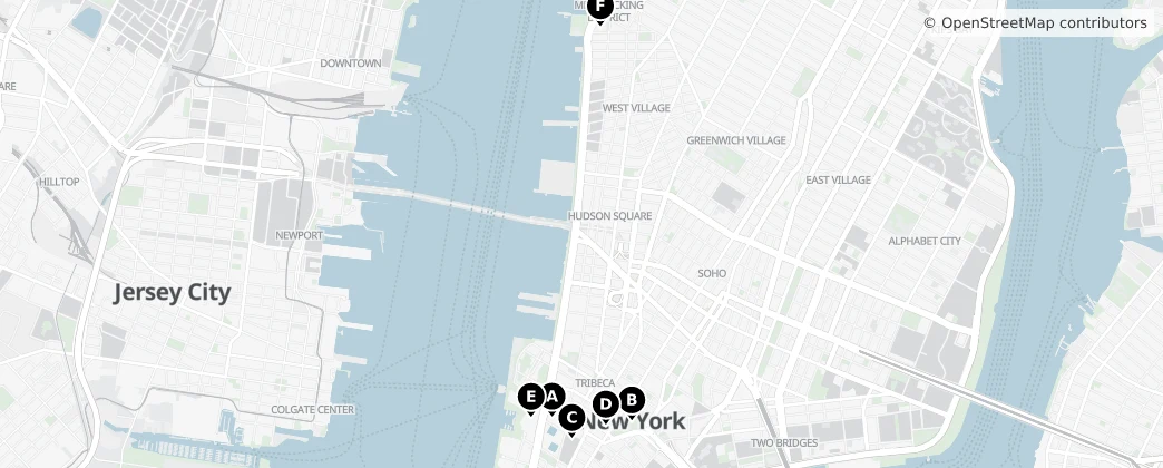 Map of Jersey City