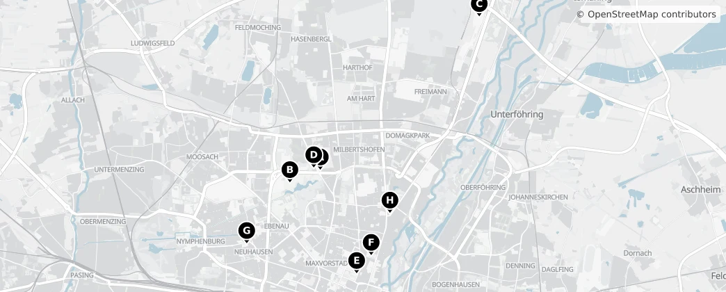 Map of München