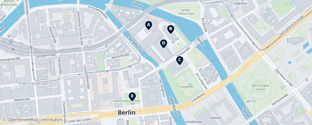 Map of Mitte