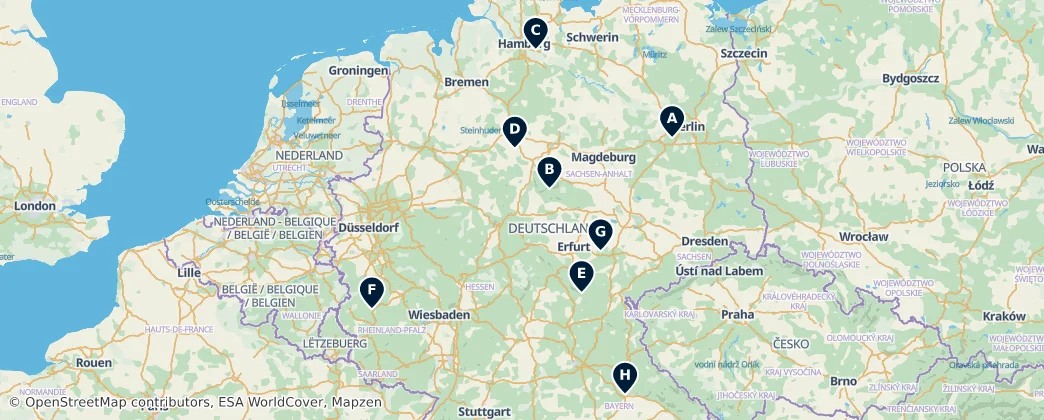 Map of Deutschland
