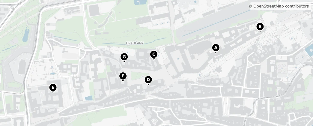 Map of Hradschin
