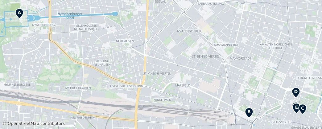 Map of München