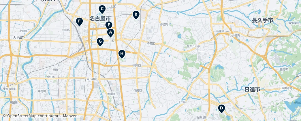 Map of Präfektur Aichi