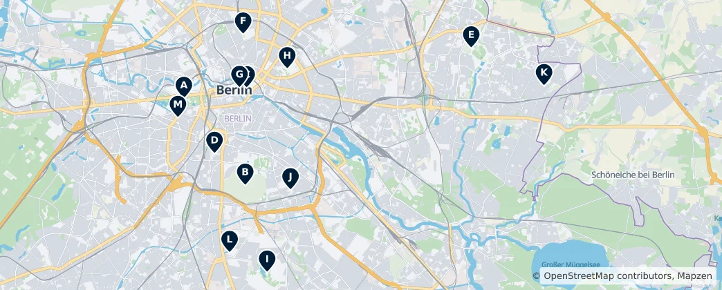 Map of Berlin