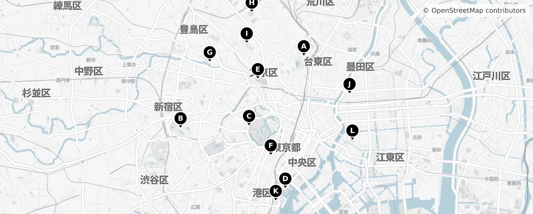 Map of Chiyoda