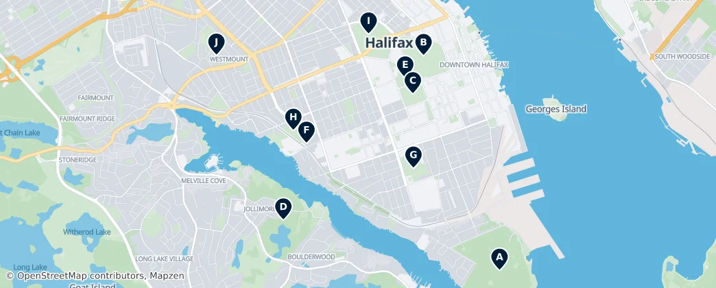 Map of Halifax