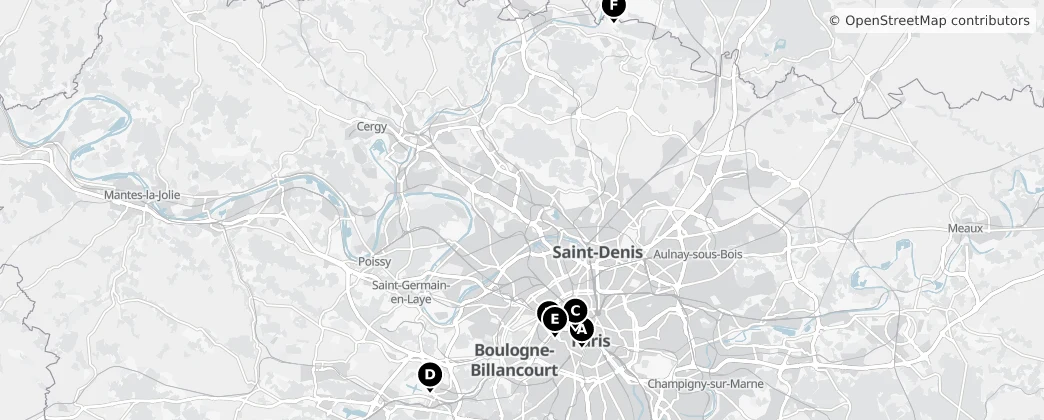 Map of Île-de-France
