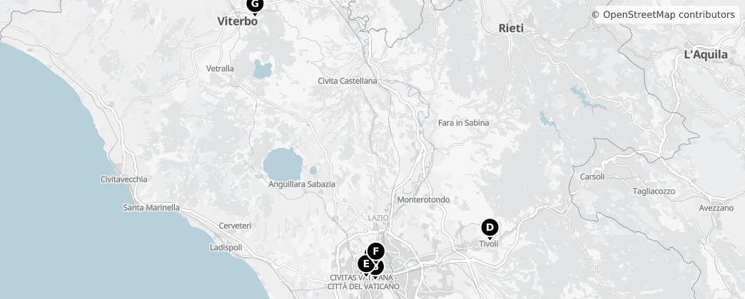 Map of Latium