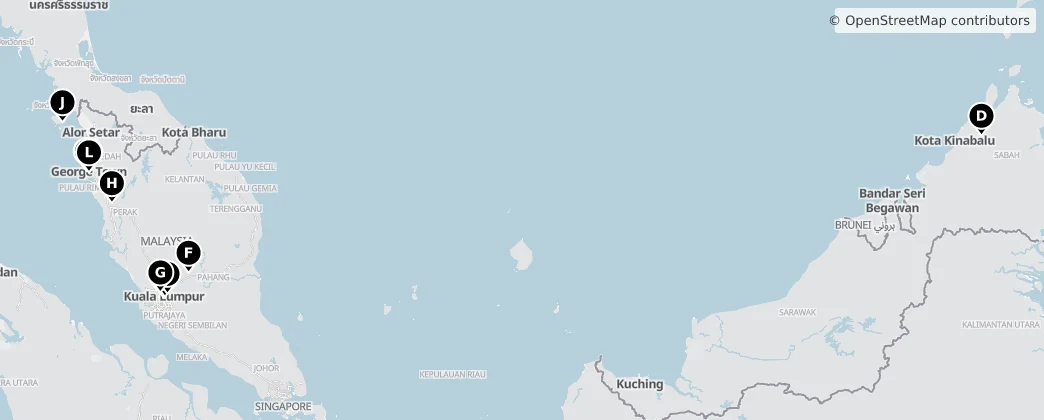 Map of Malaysia