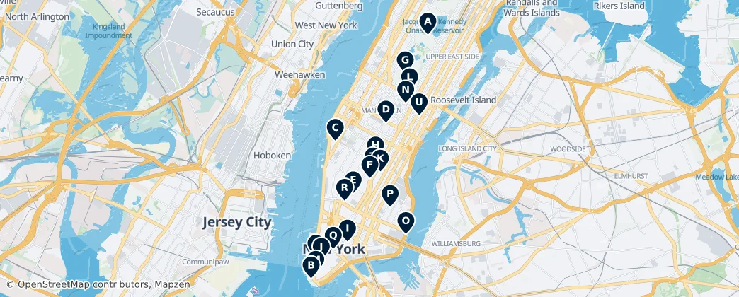 Map of Manhattan