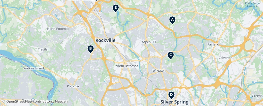 Map of Montgomery