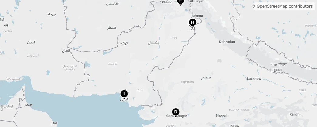 Map of Pakistan