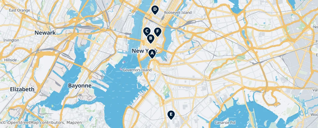 Map of New York