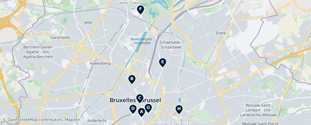 Map of Brüssel