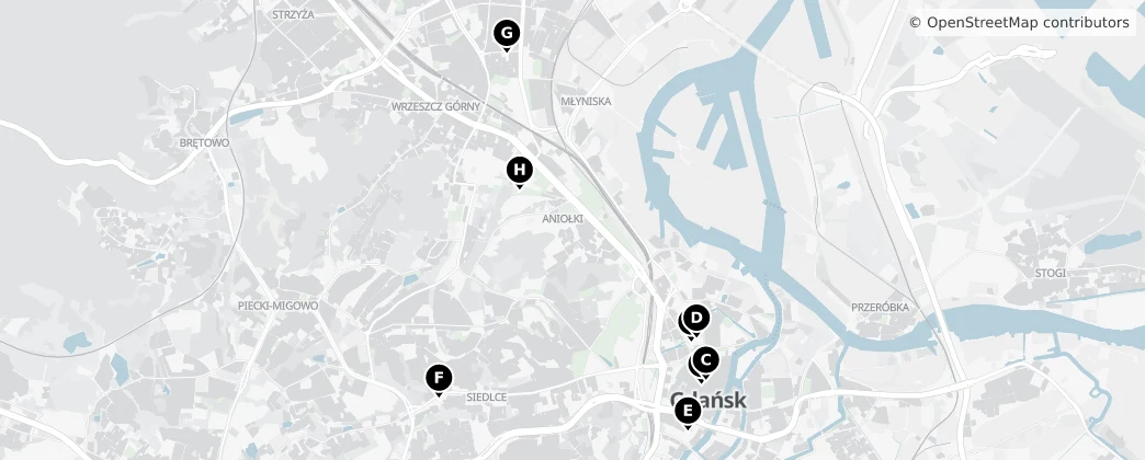 Map of Danzig