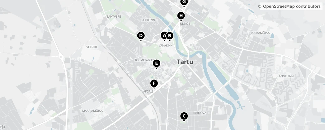 Map of Dorpat