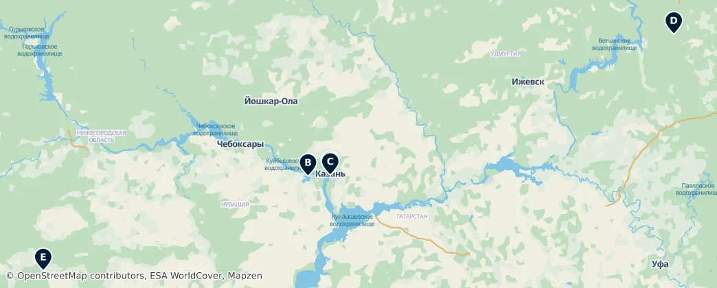 Map of Wolga