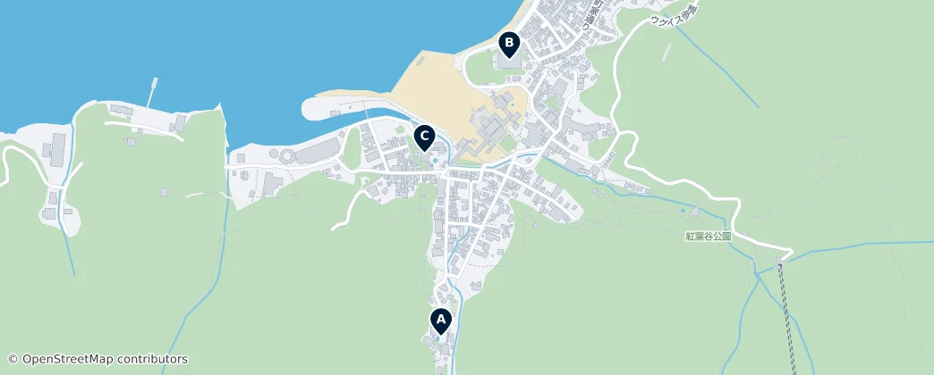 Map of Miyajimacho