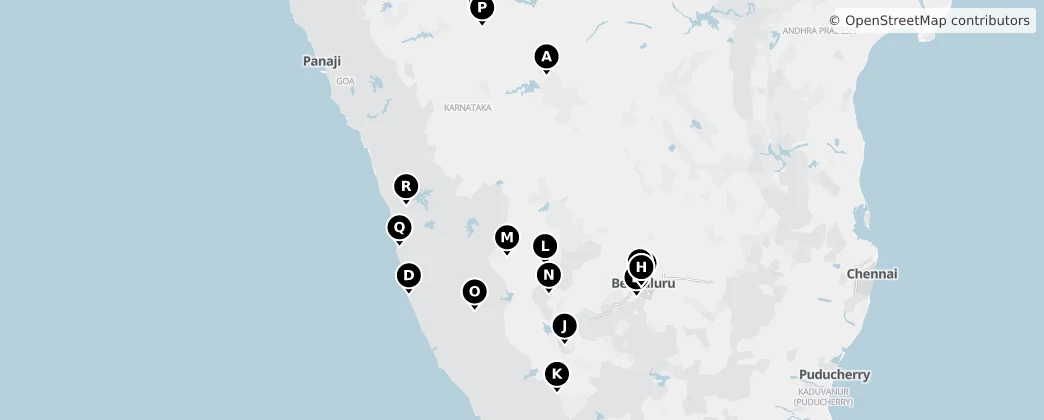 Map of Karnataka