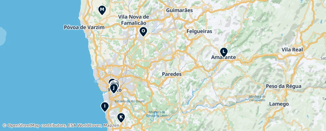 Map of Distrikt Porto
