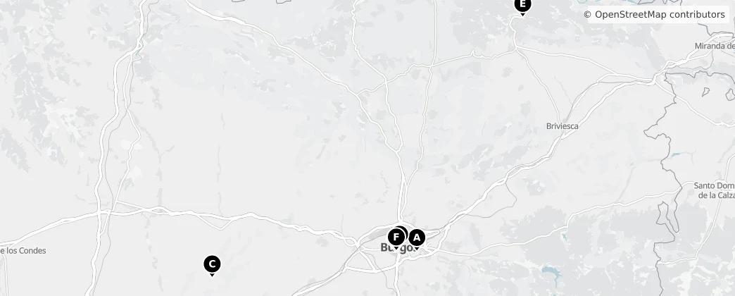Map of Provinz Burgos