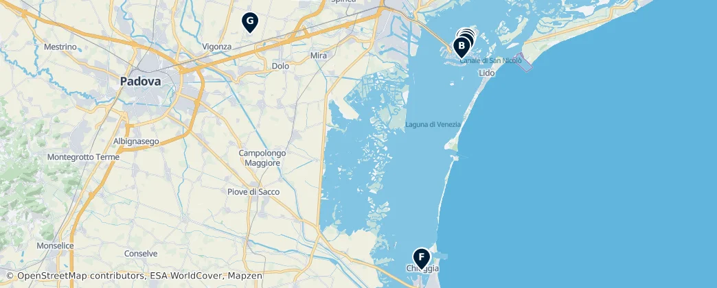 Map of Venedig