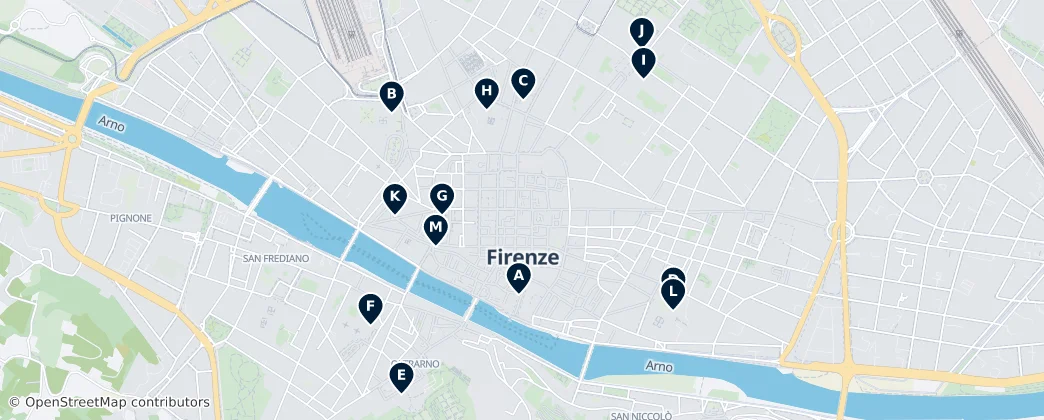 Map of Florenz