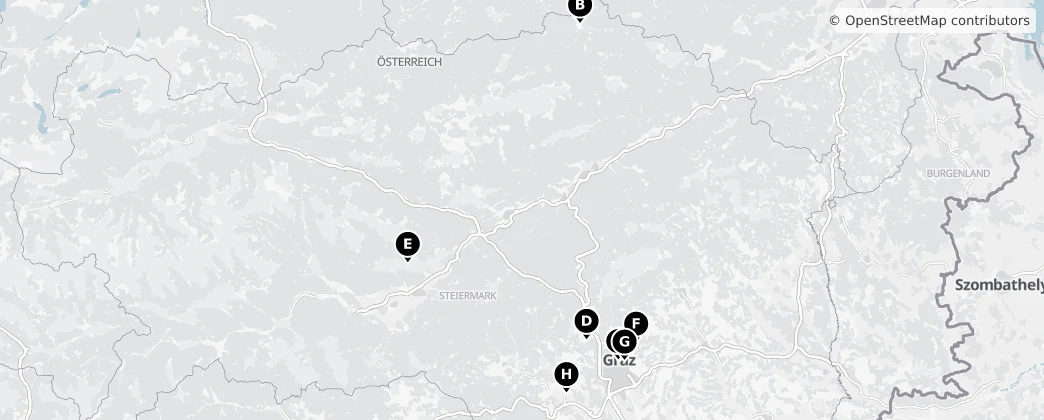 Map of Steiermark