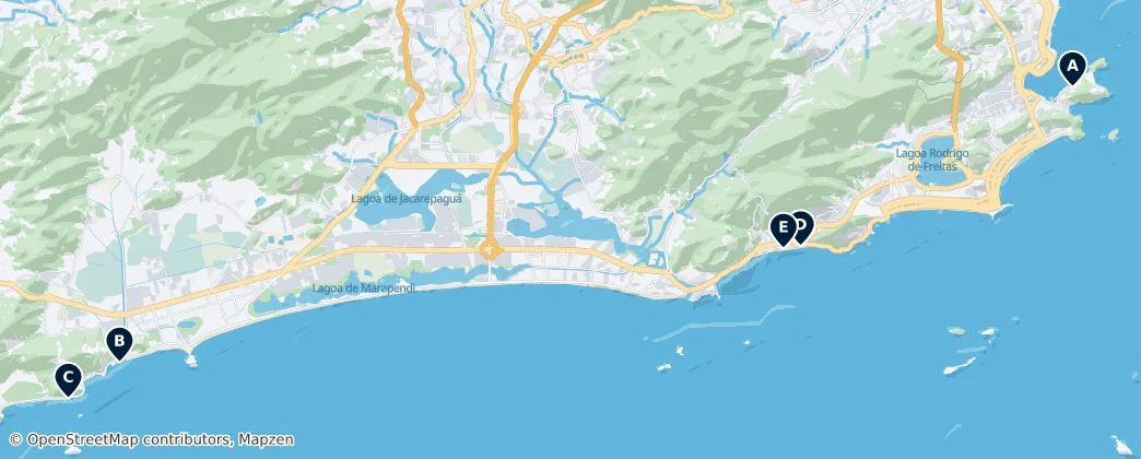 Map of Região Metropolitana do Rio de Janeiro
