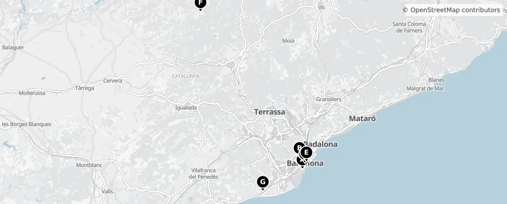 Map of Provinz Barcelona