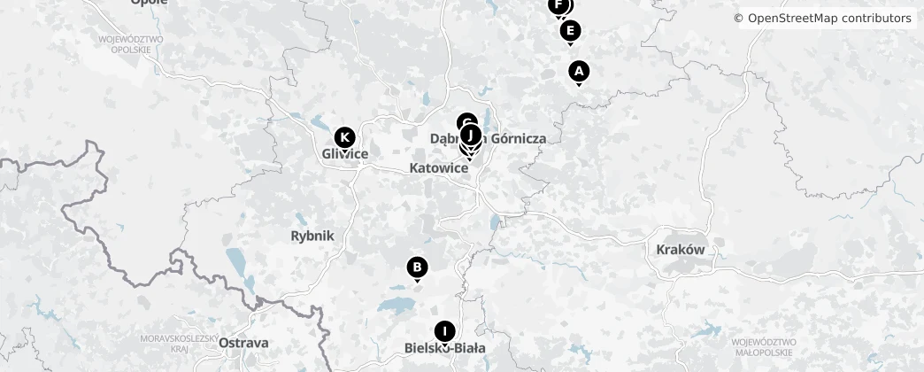 Map of Schlesien