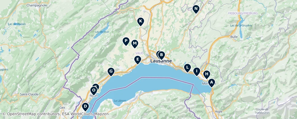 Map of Waadt