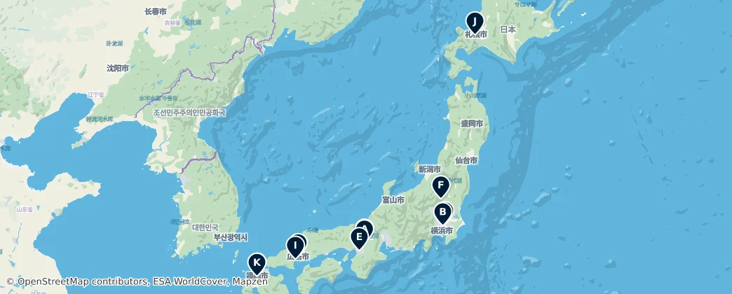 Map of Japan