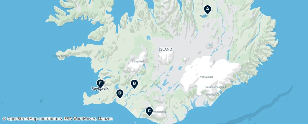 Map of Island
