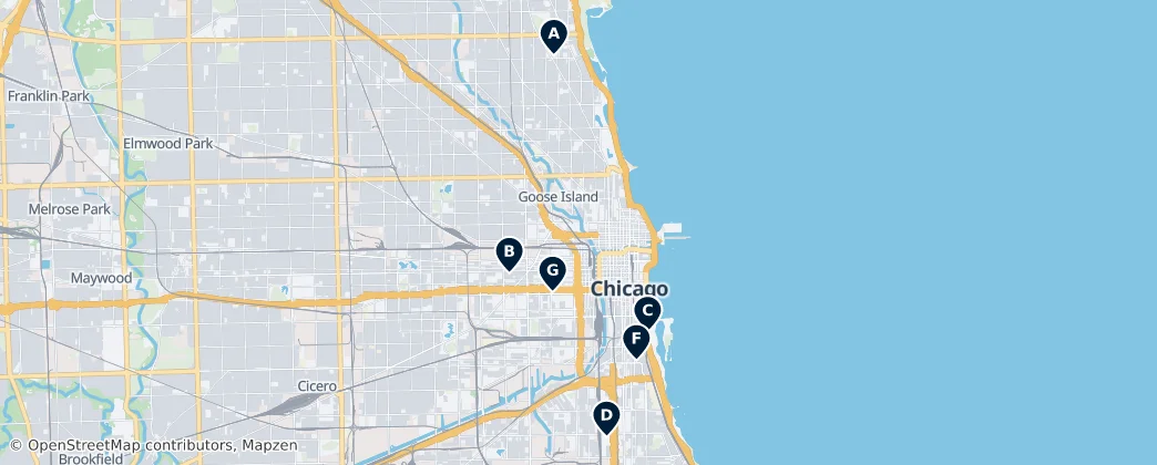 Map of Chicago