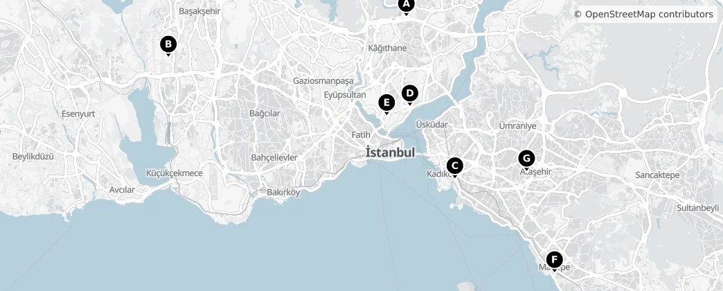 Map of Istanbul