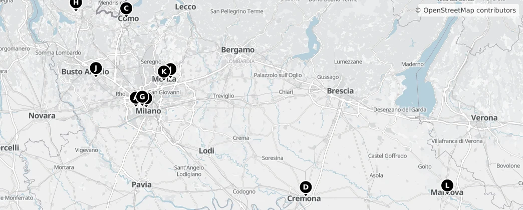 Map of Lombardei