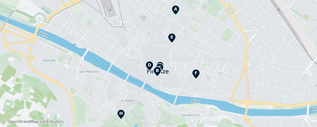 Map of Florenz
