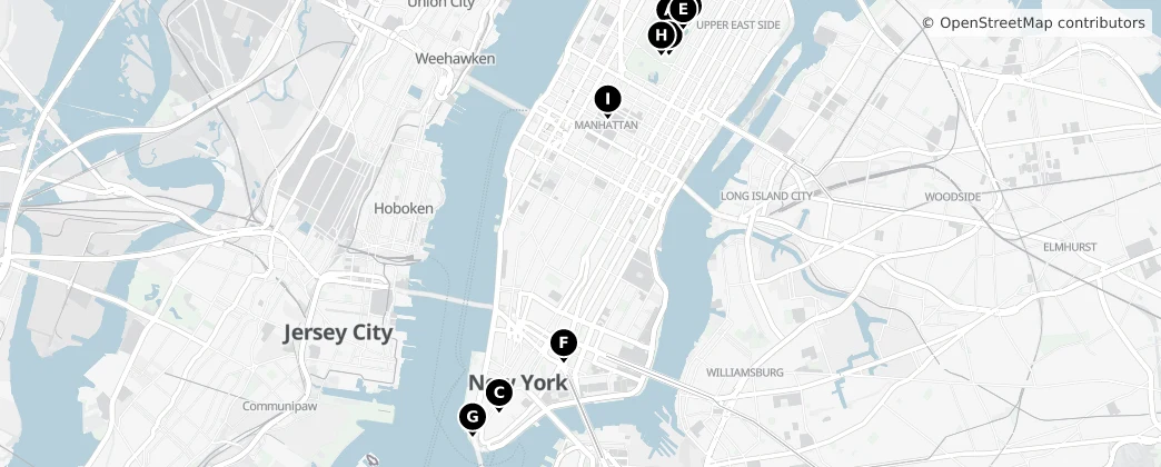 Map of Manhattan