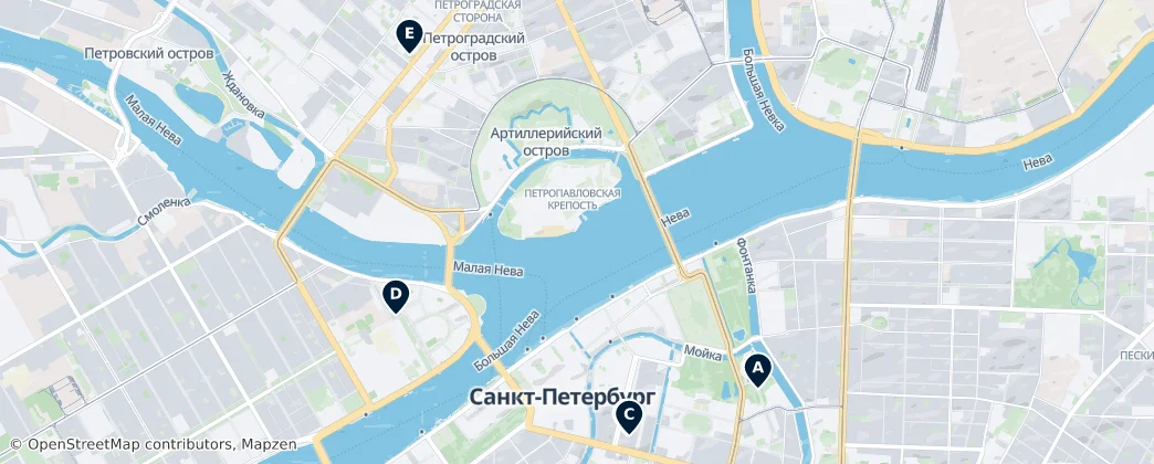 Map of Nordwestrussland