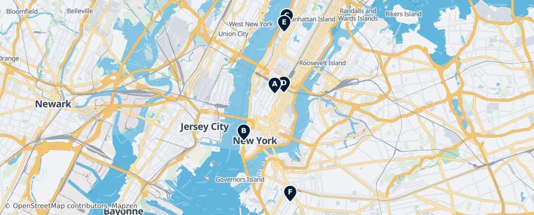 Map of New York