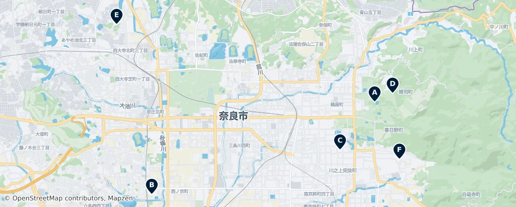 Map of Nara