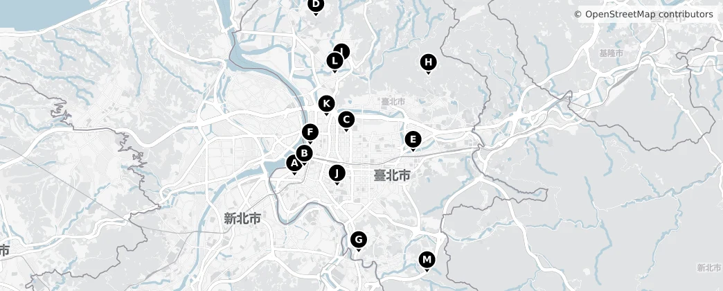 Map of Taipeh
