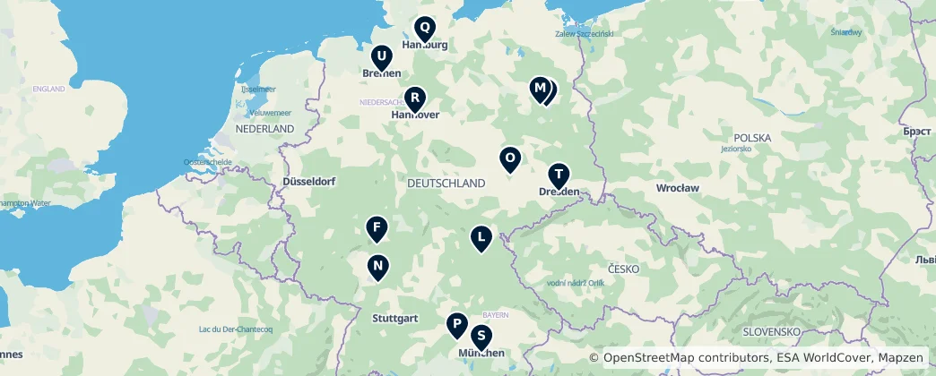 Map of Deutschland