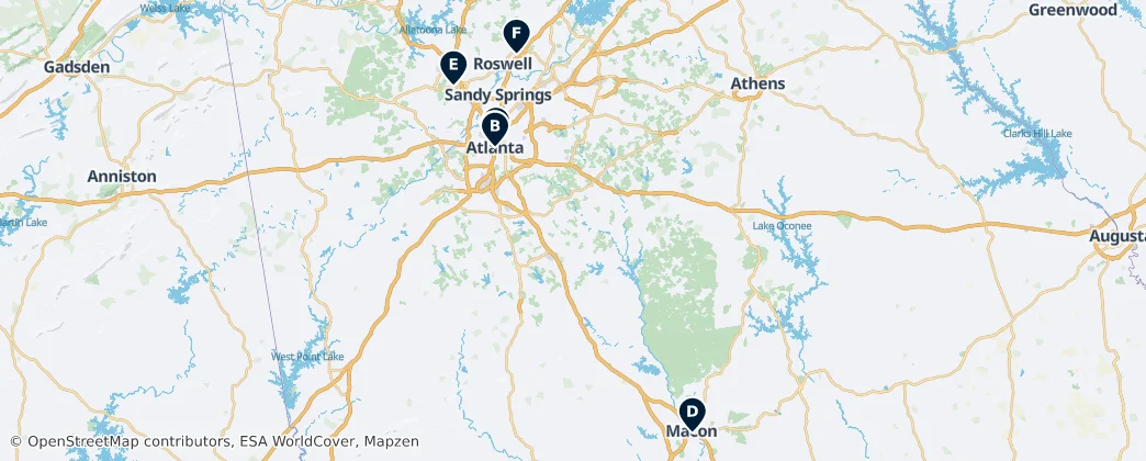 Map of Georgia