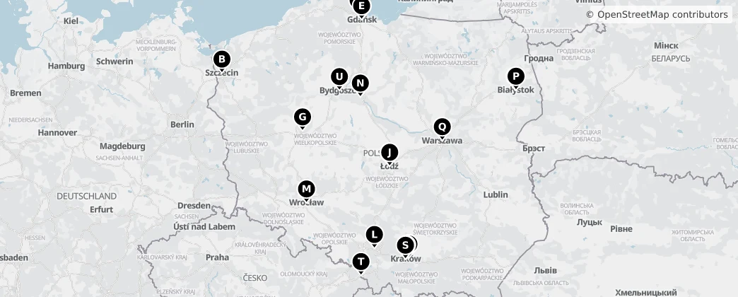 Map of Polen