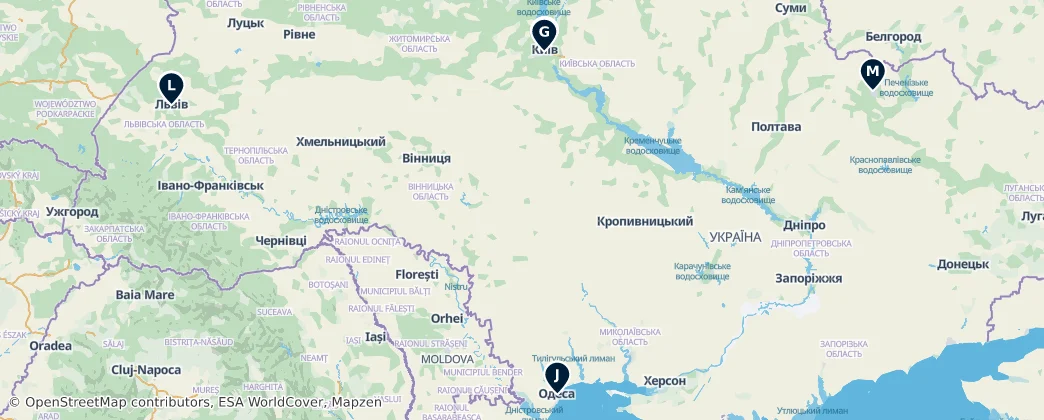 Map of Ukraine