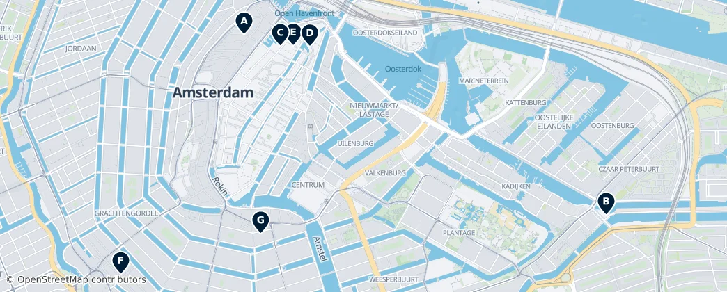 Map of Amsterdam